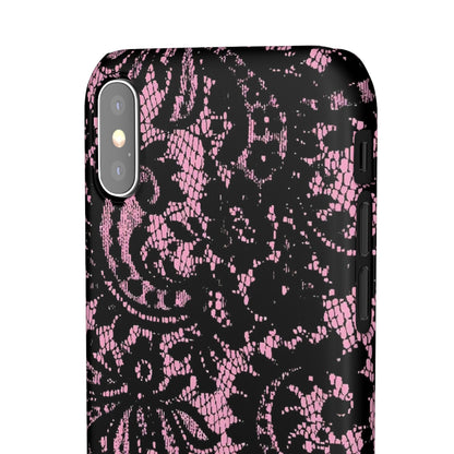 Pink Lace Pattern Case