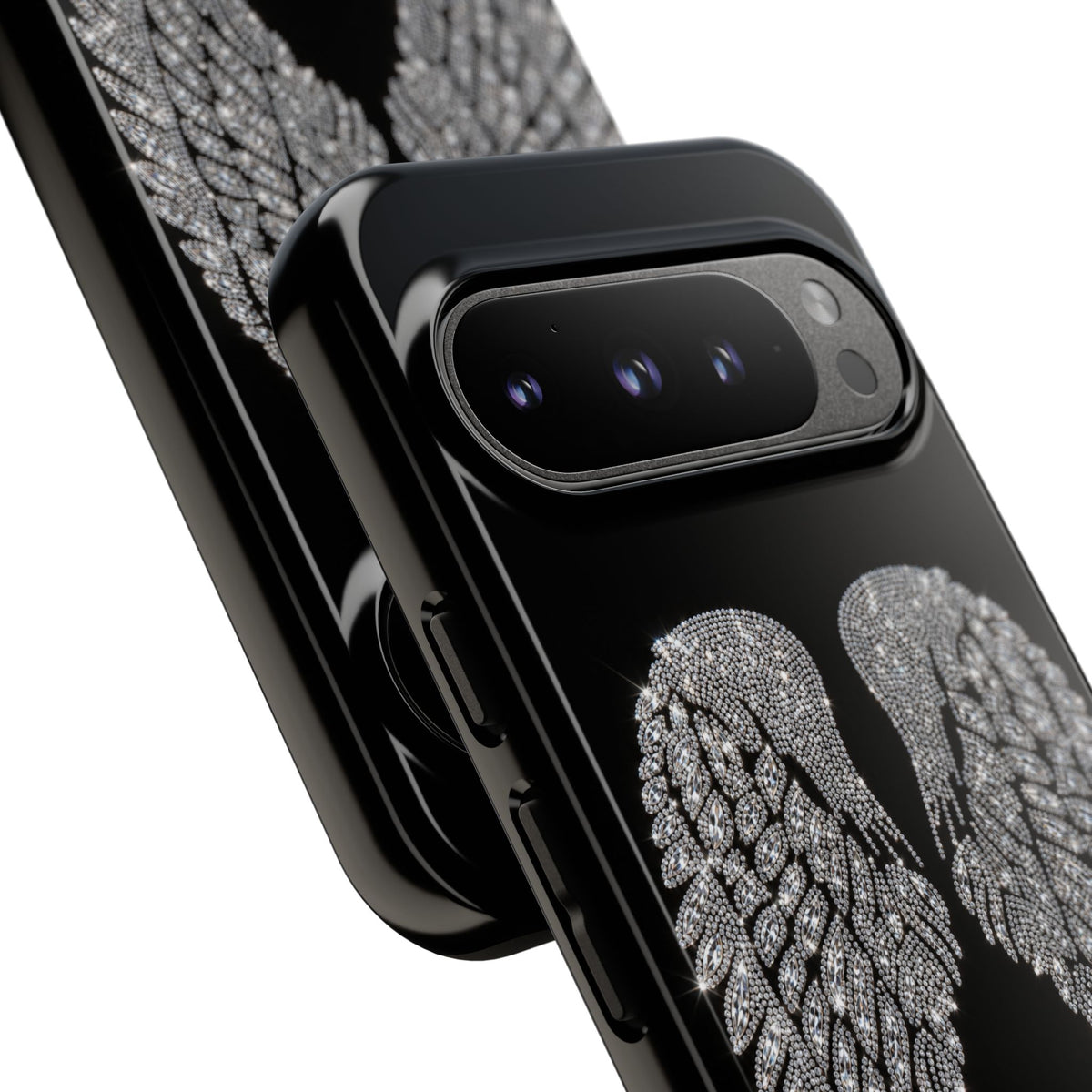 Silver Angel Wings Tough Case