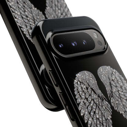 Silver Angel Wings Tough Case