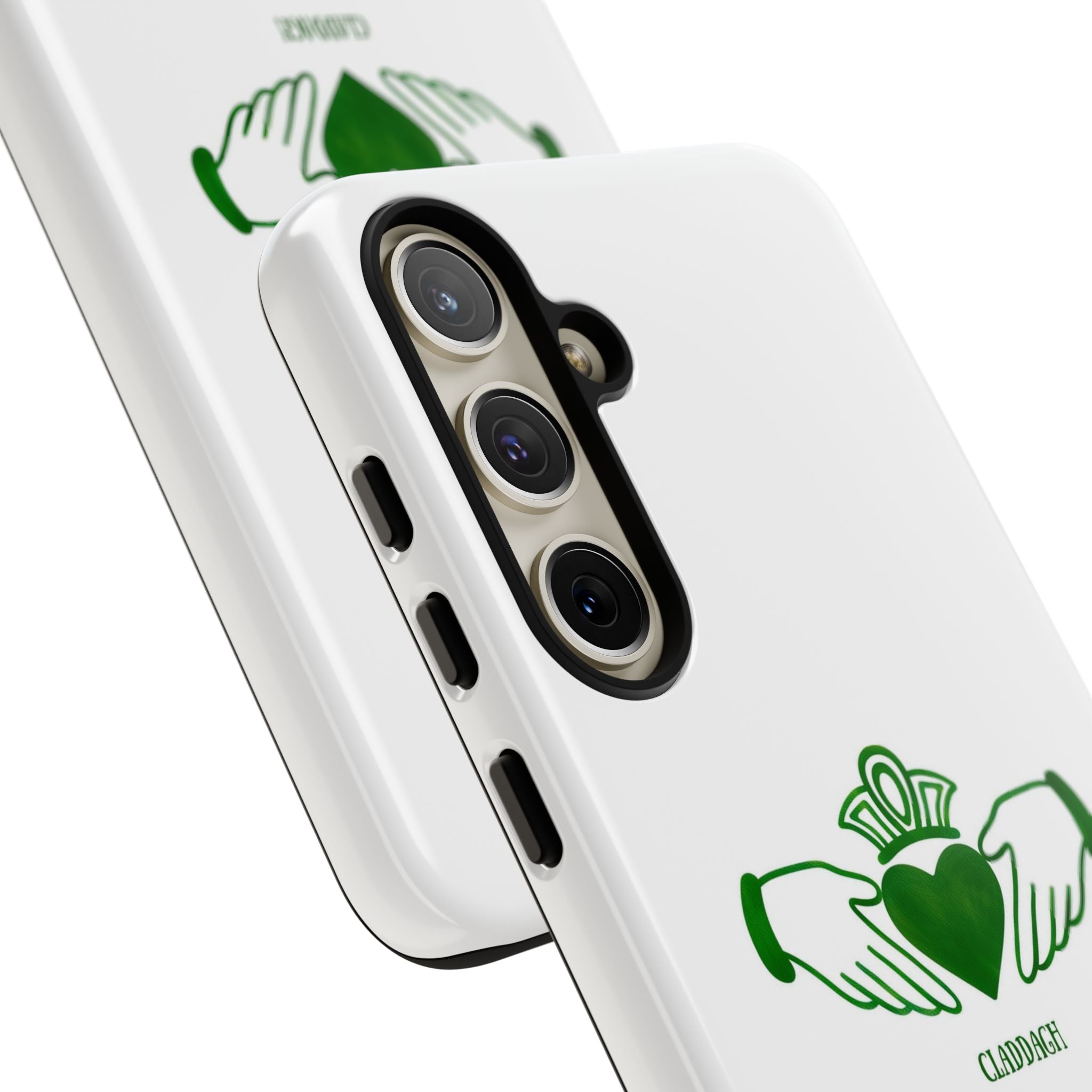 Irish Claddagh Symbol Green Tough Case