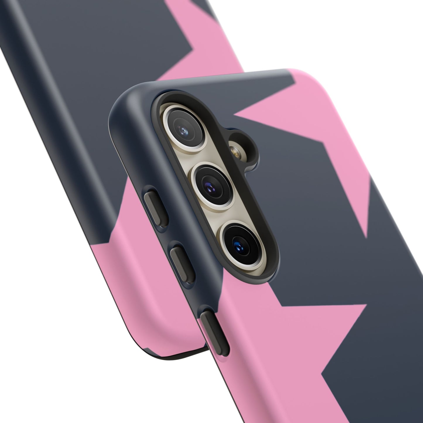 Navy & Pink Star Tough Cover