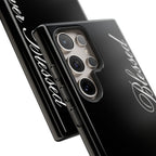 "Forever Blessed" Black Phone Cover
