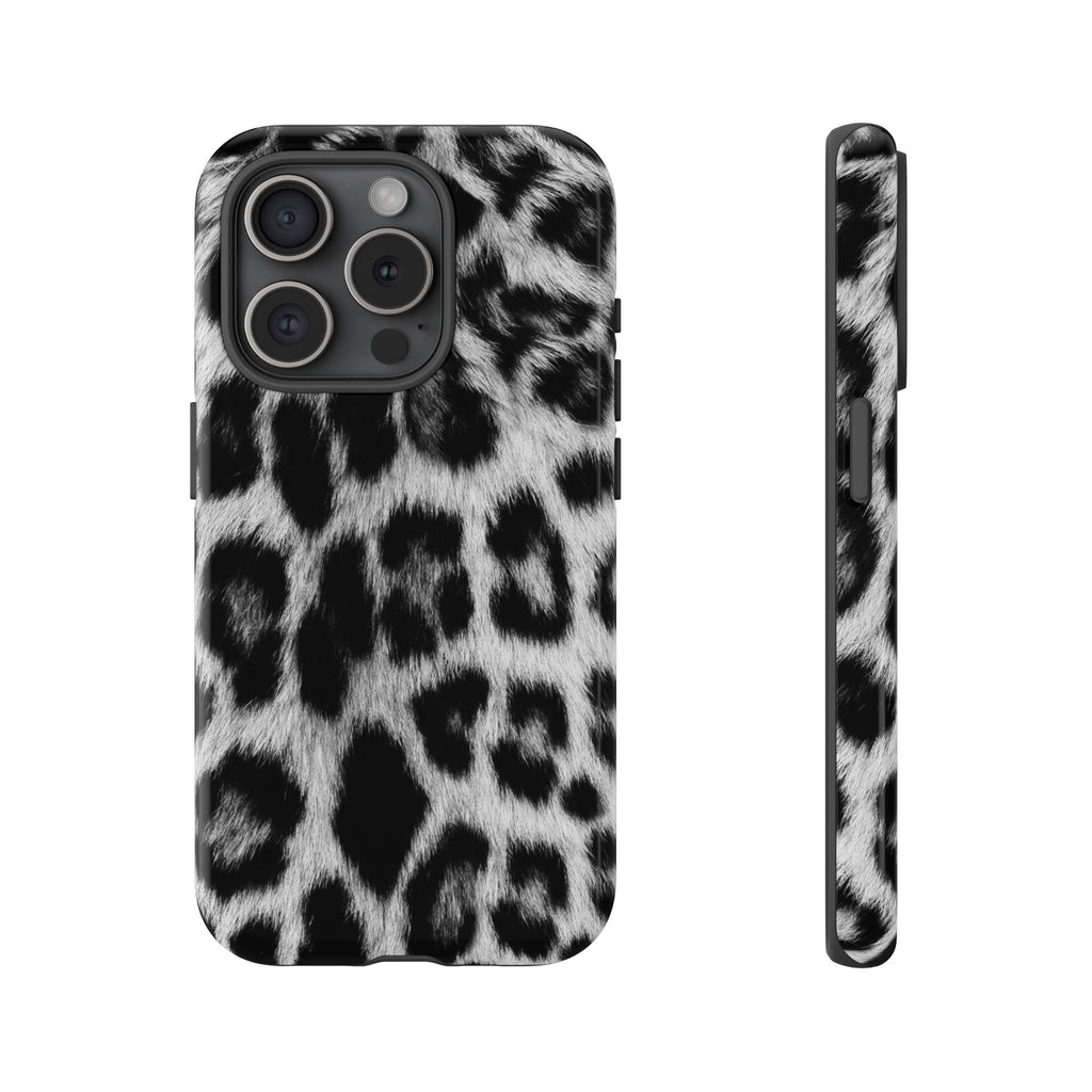 B&W Leopard Phone Case