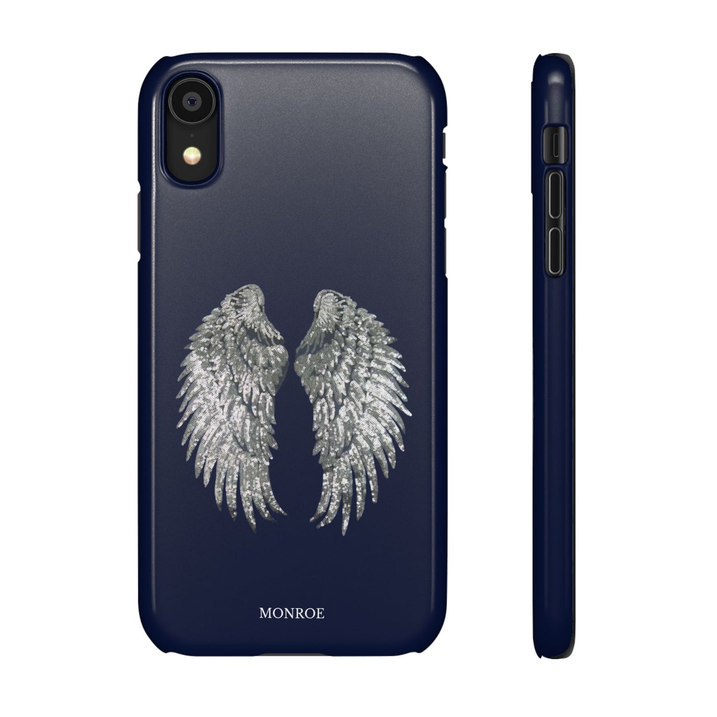Navy Angel Wings Case