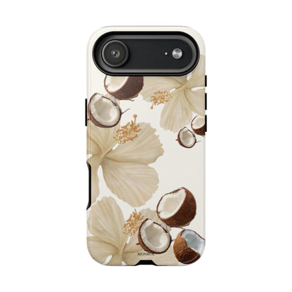 Tropical Coconut Floral Tough Case