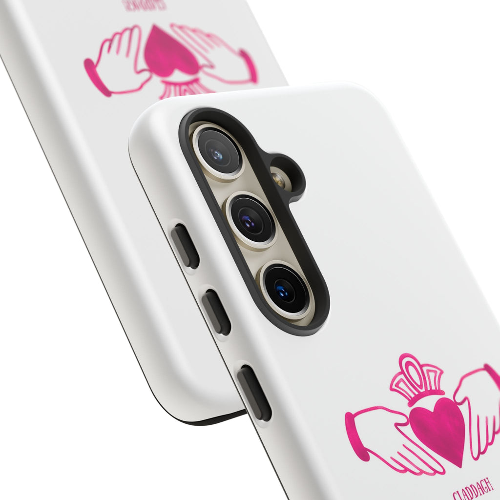 Pink Irish Claddagh Symbol Tough Phone Case
