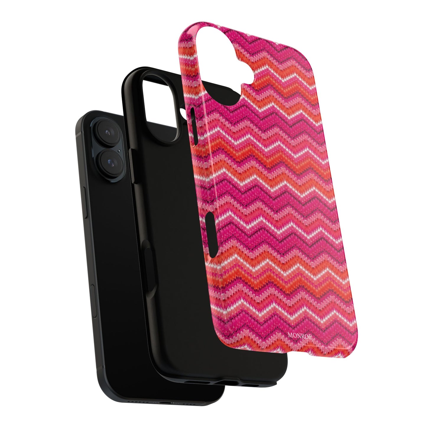 Pink Zigzag Tough Case