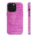 Purple Croc Phone Case