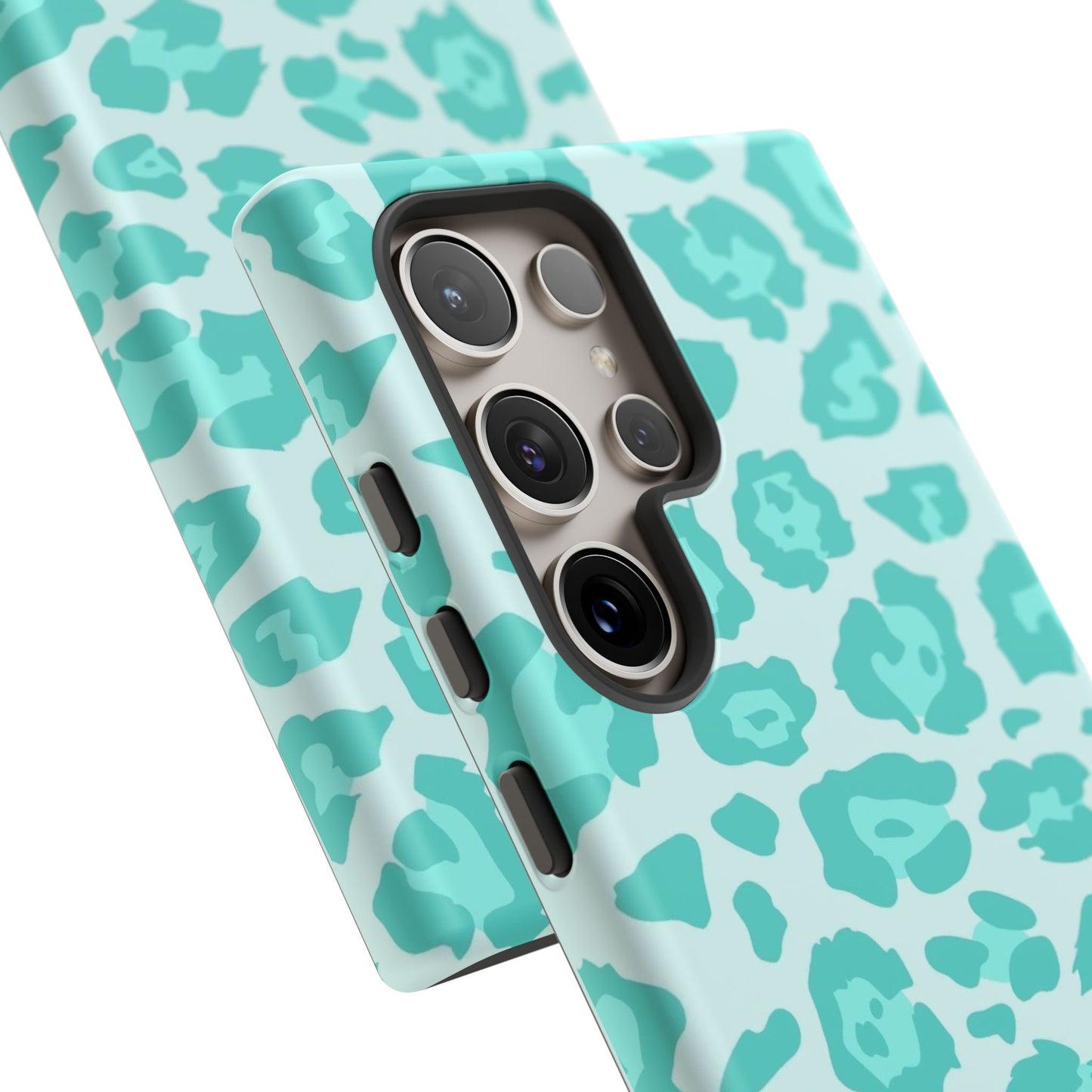 Teal Leopard Tough Case