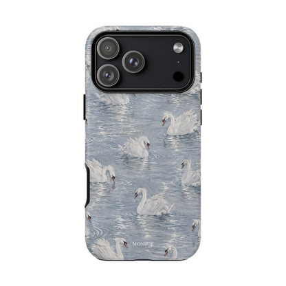 Swan Pattern Tough Case