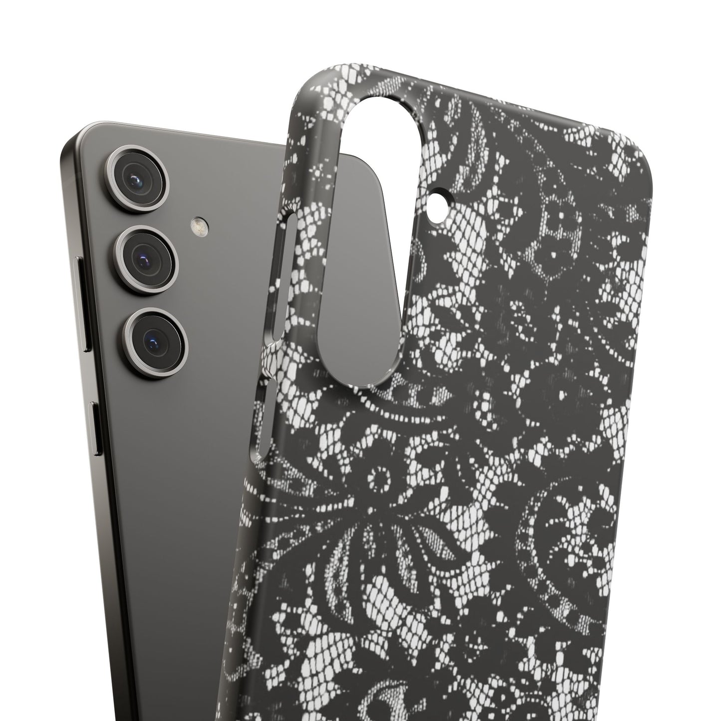 Black Lace Elegant Pattern Case