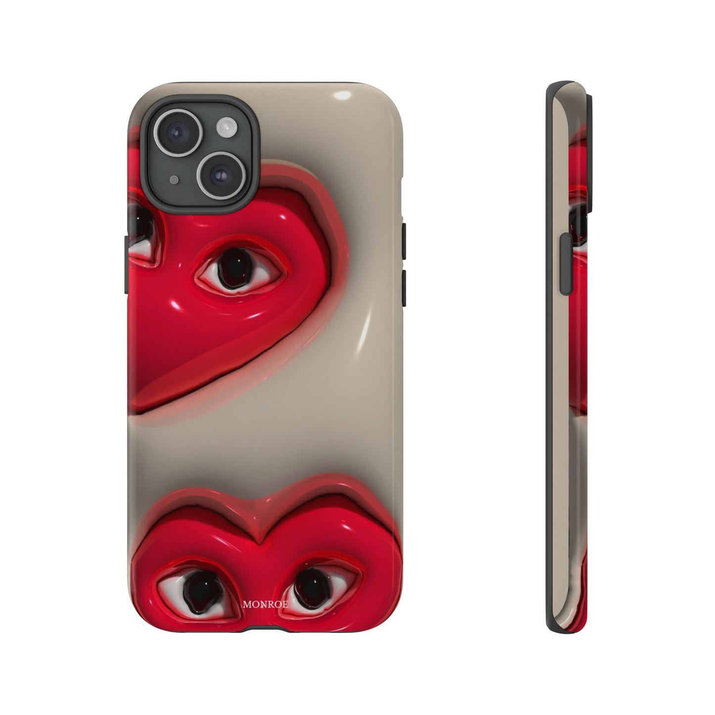 Red Heart Eyes Tough Case