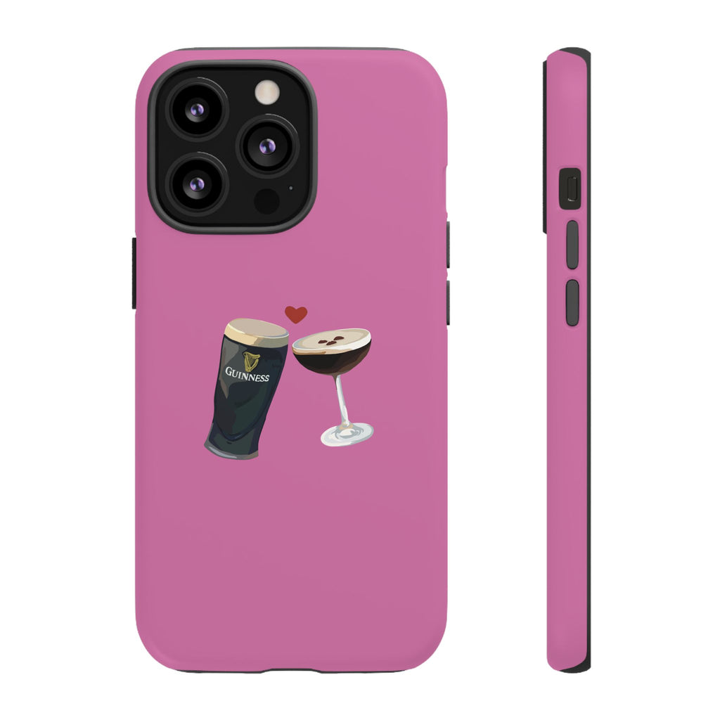 Pint & Wine Glass (Pink) Tough Case