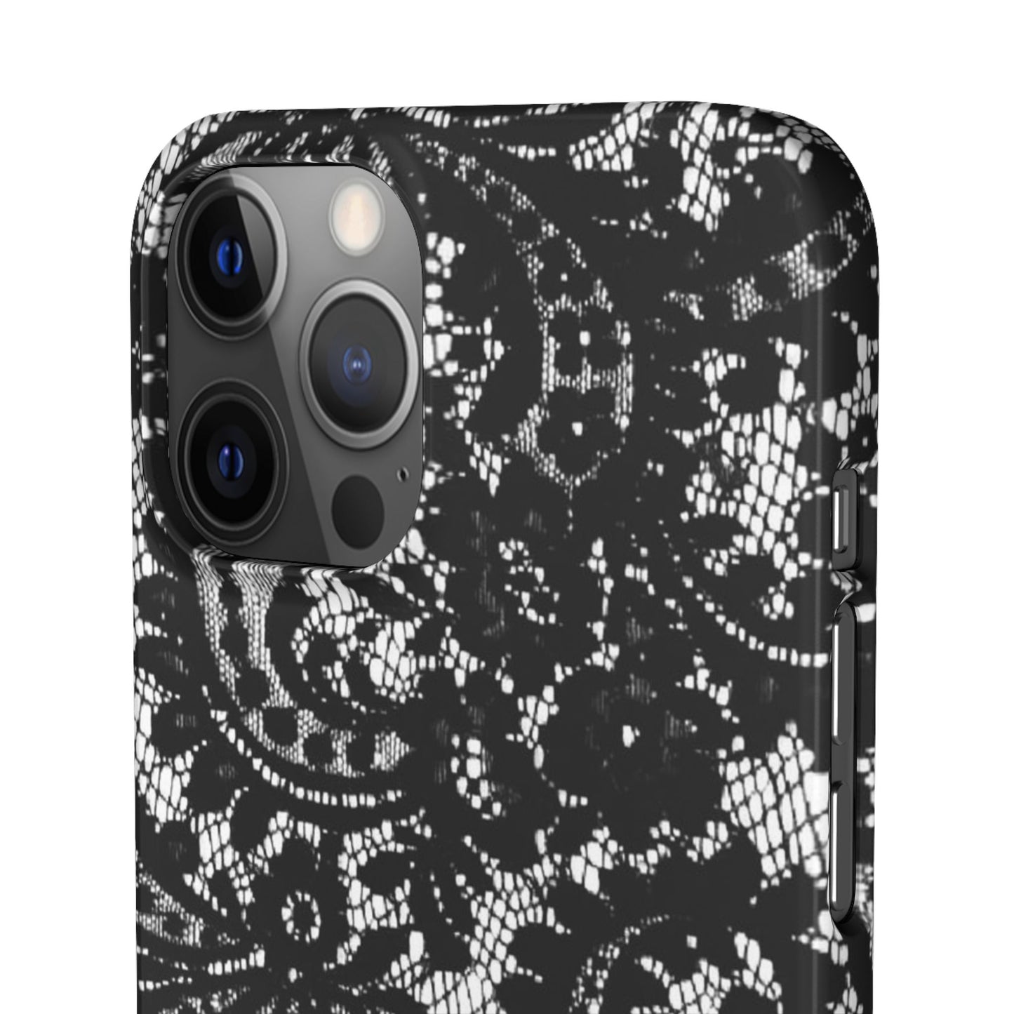 Black Lace Elegant Pattern Case