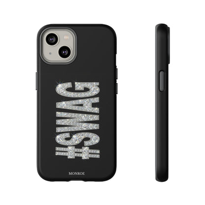 “#SWAG” Black Bling Tough Case