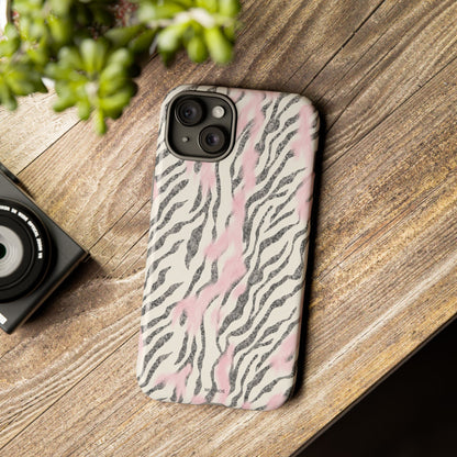 Light Pink Zebra Tough Case