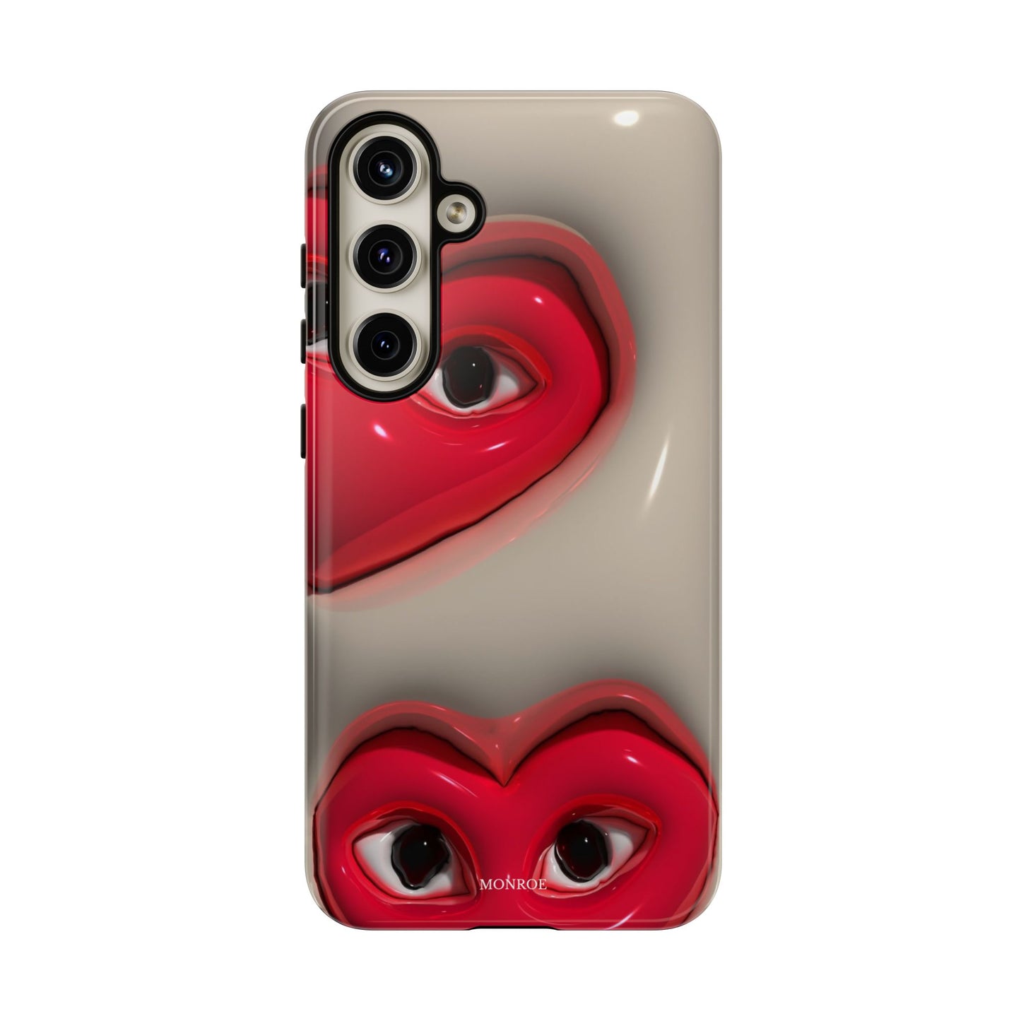 Red Heart Eyes Tough Case