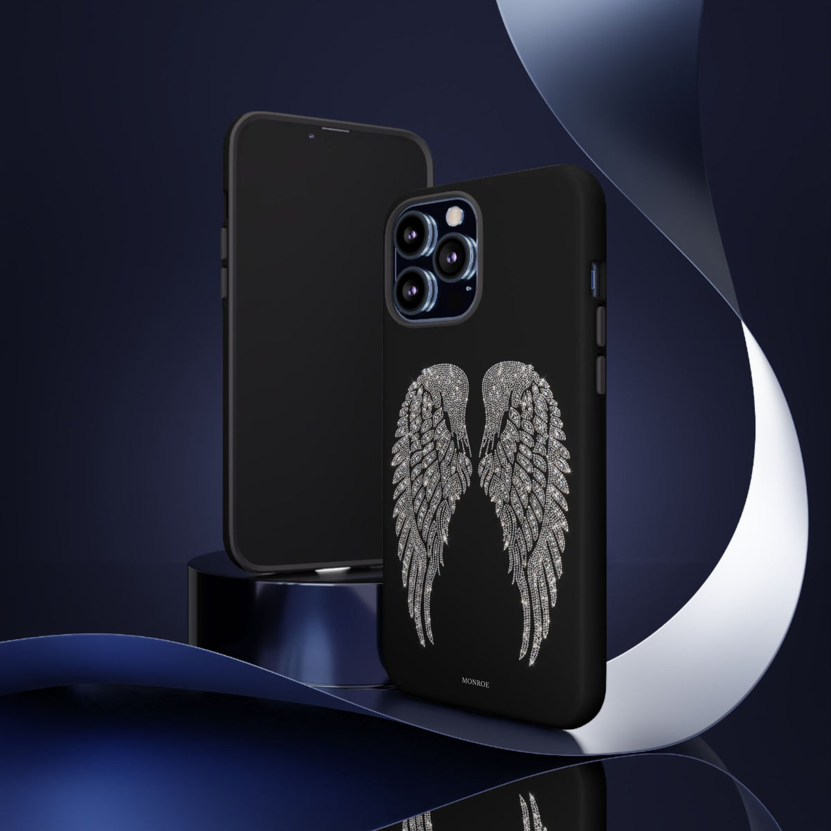 Silver Angel Wings Tough Case