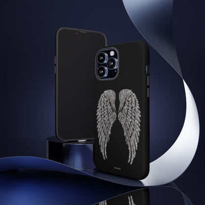 Silver Angel Wings Tough Case