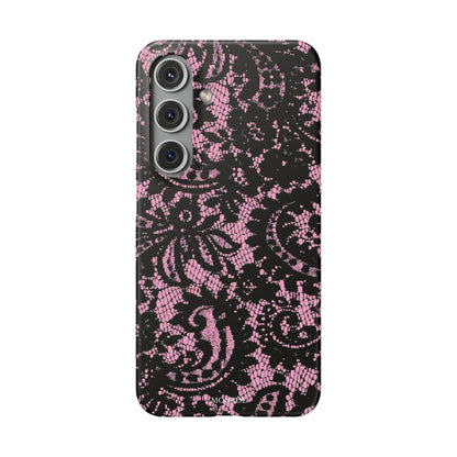 Pink Lace Pattern Case