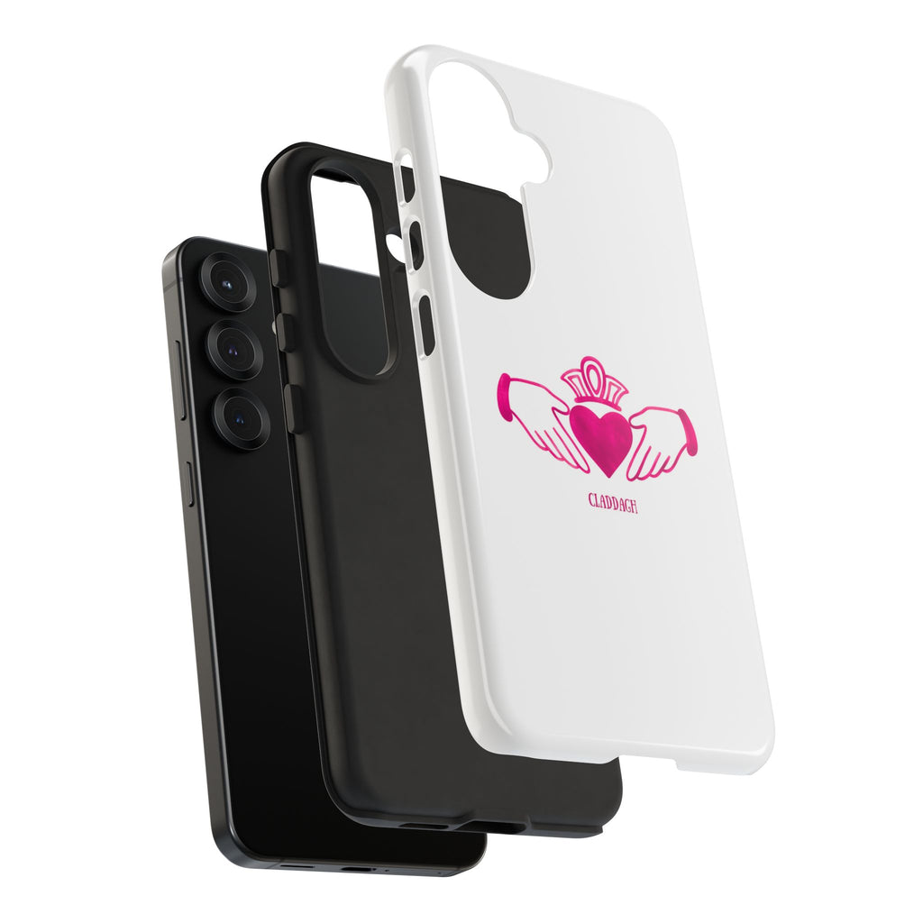 Pink Irish Claddagh Symbol Tough Phone Case