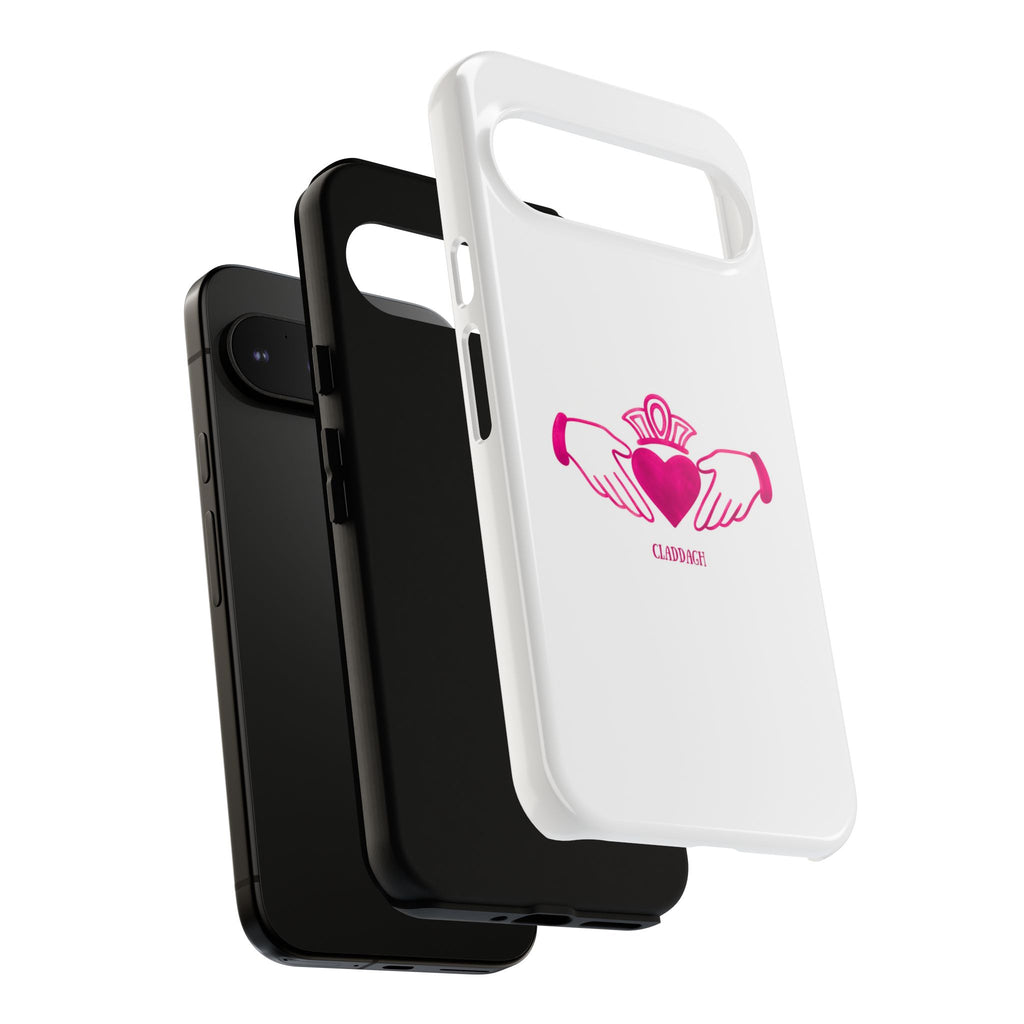 Pink Irish Claddagh Symbol Tough Phone Case