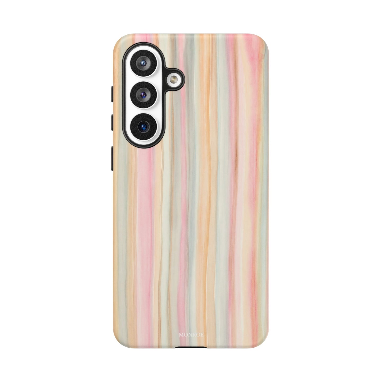 Pastel Watercolor Stripe Tough Case