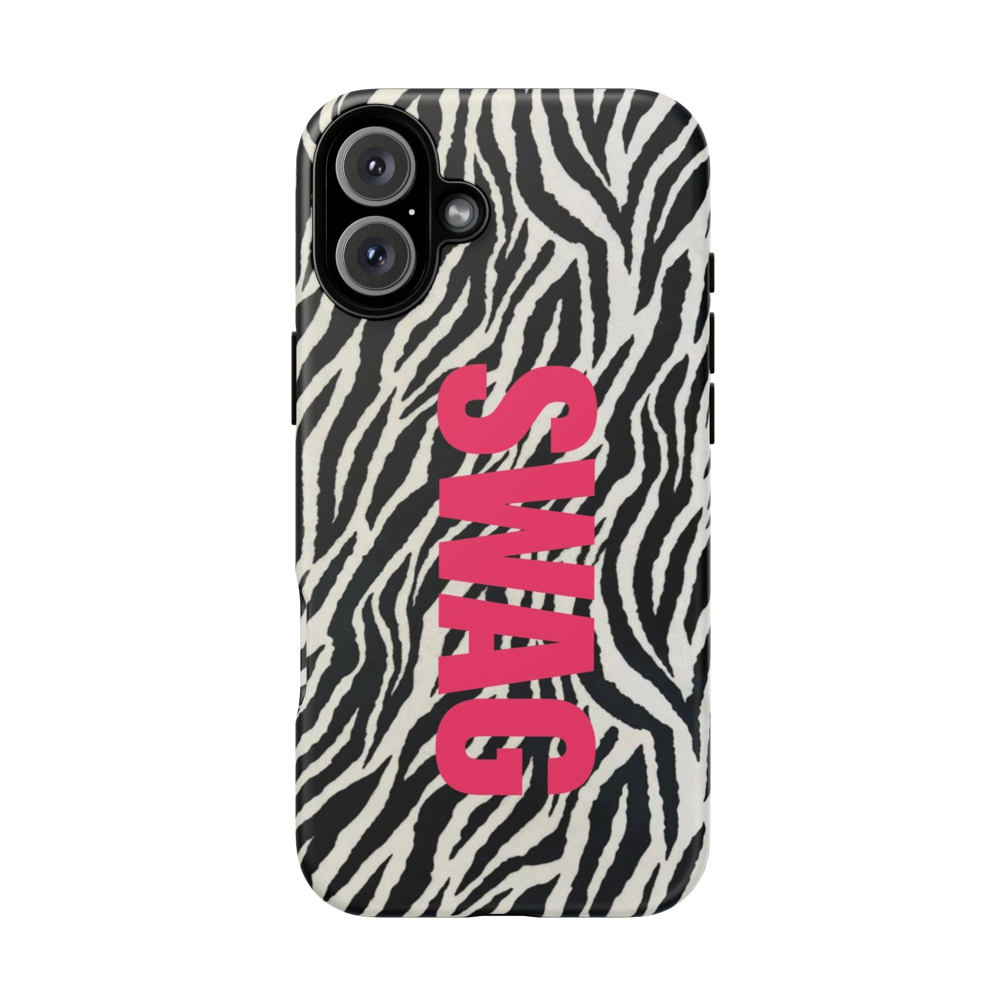 'SWAG' Zebra Print Tough Case
