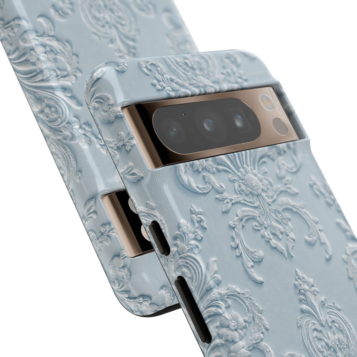 Blue Vintage Pattern Tough Case
