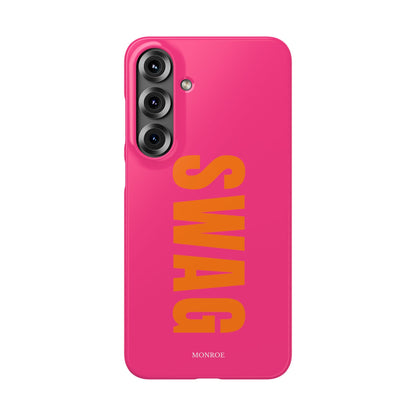 Bold Pink "SWAG" Case