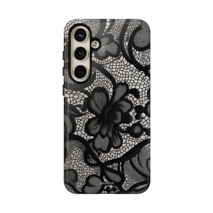 Black Vintage Lace Tough Case