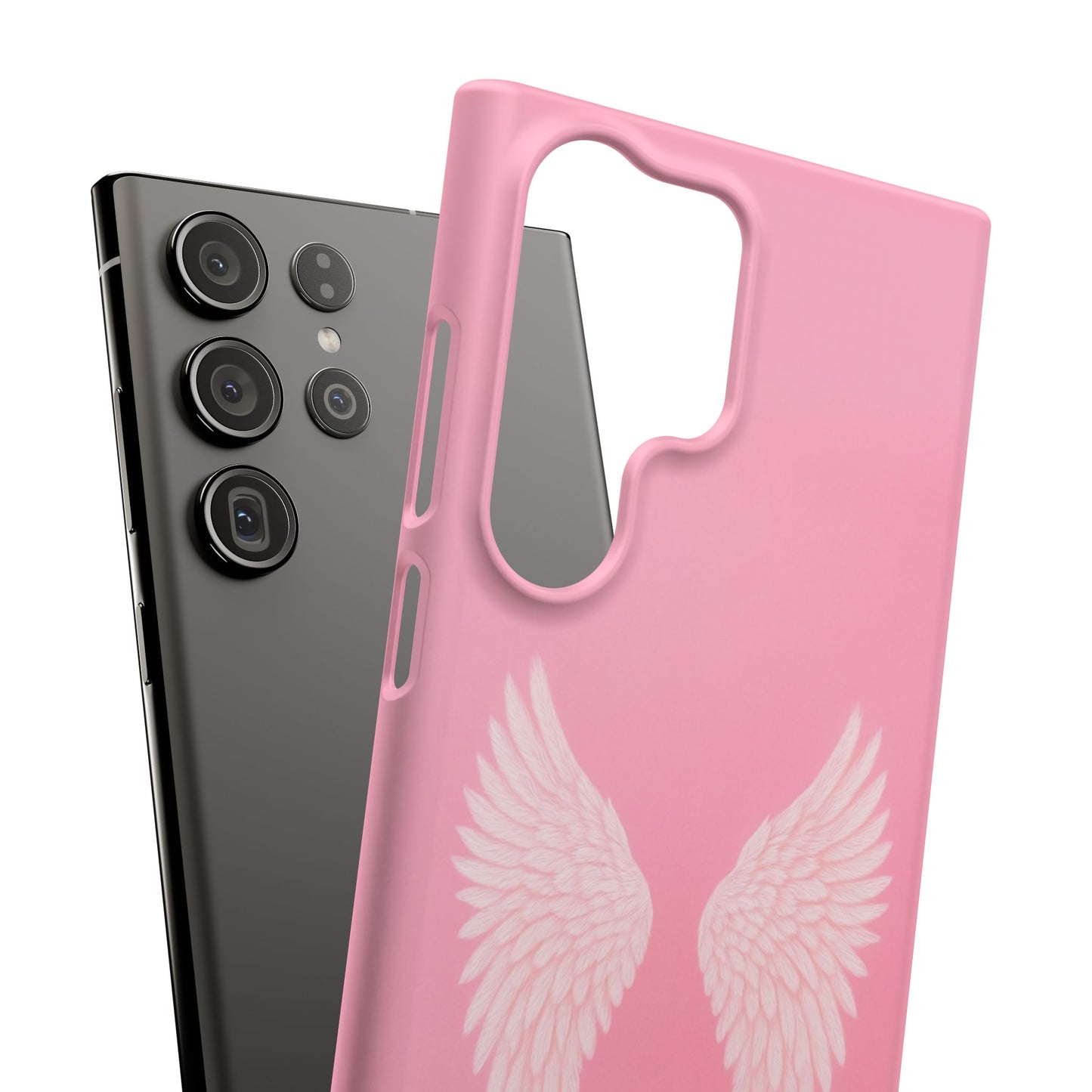 Pink Angel Wings Case