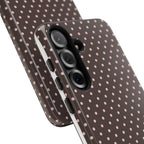 Brown Polka Phone Case