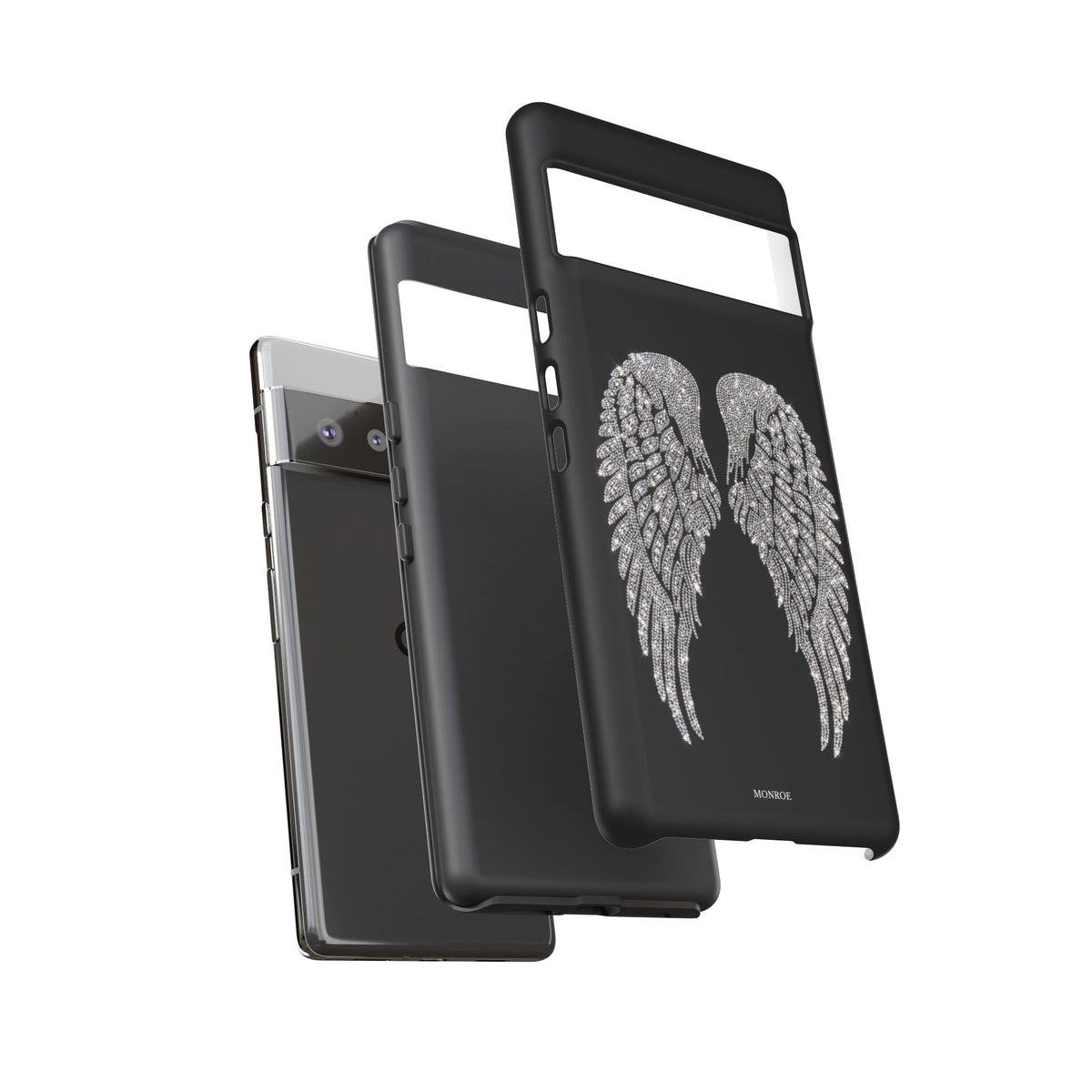 Silver Angel Wings Tough Case
