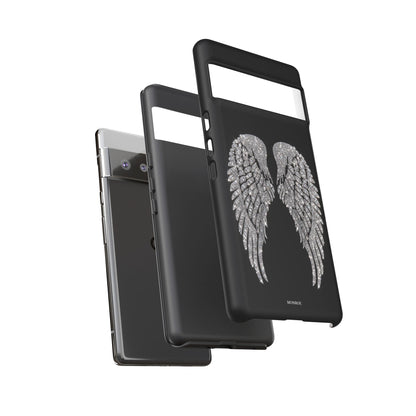 Silver Angel Wings Tough Case