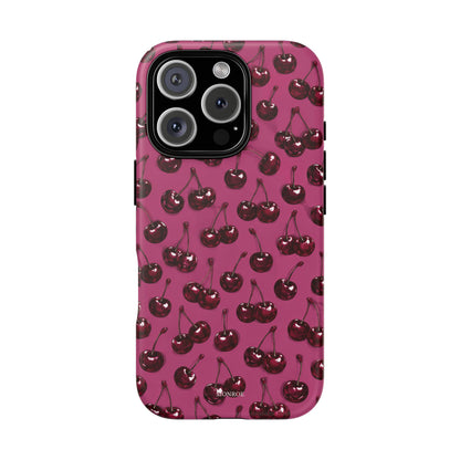 Burgundy Cherries Tough Case