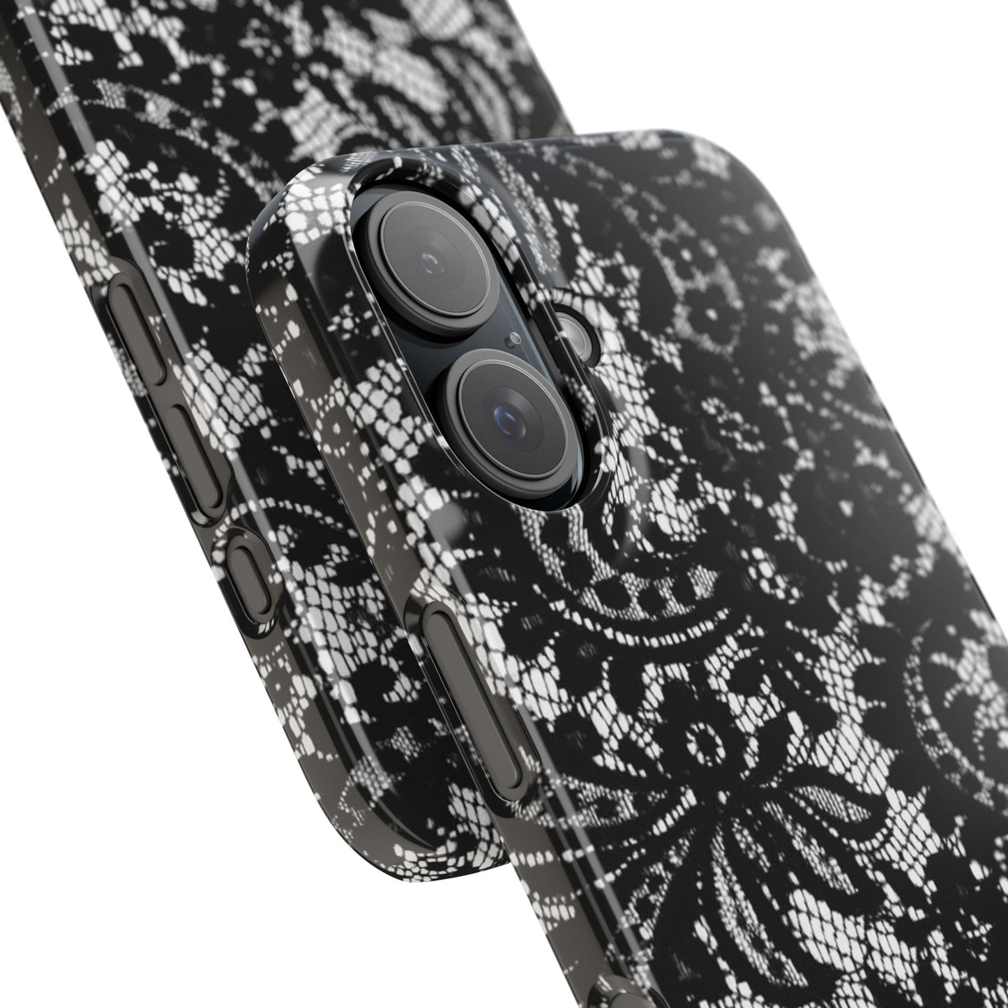 Black Lace Elegant Pattern Case