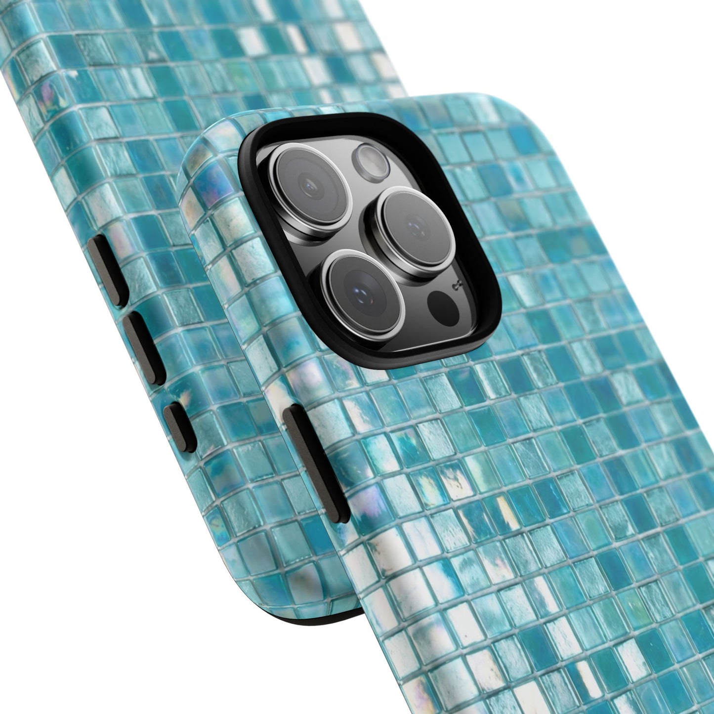 Hot Blue Mosaic Tile Tough Case