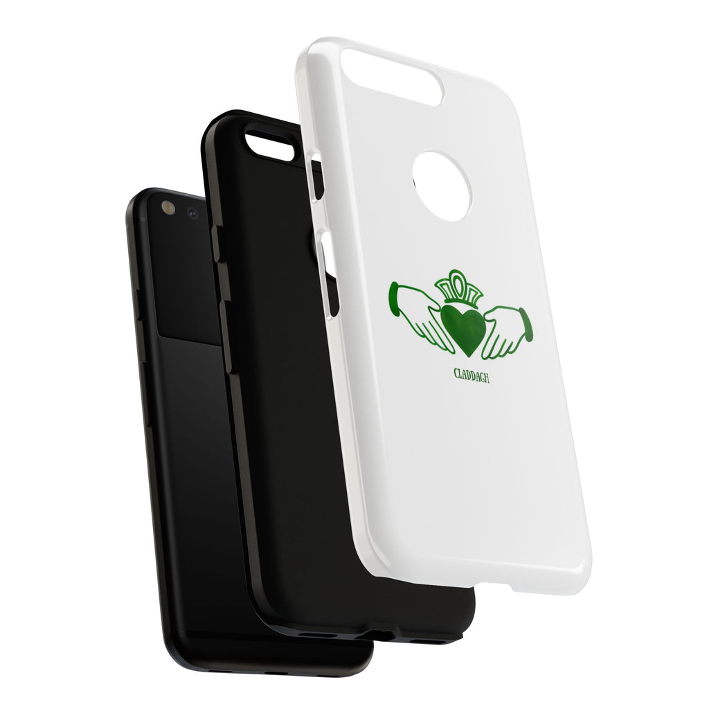 Irish Claddagh Symbol Green Tough Case
