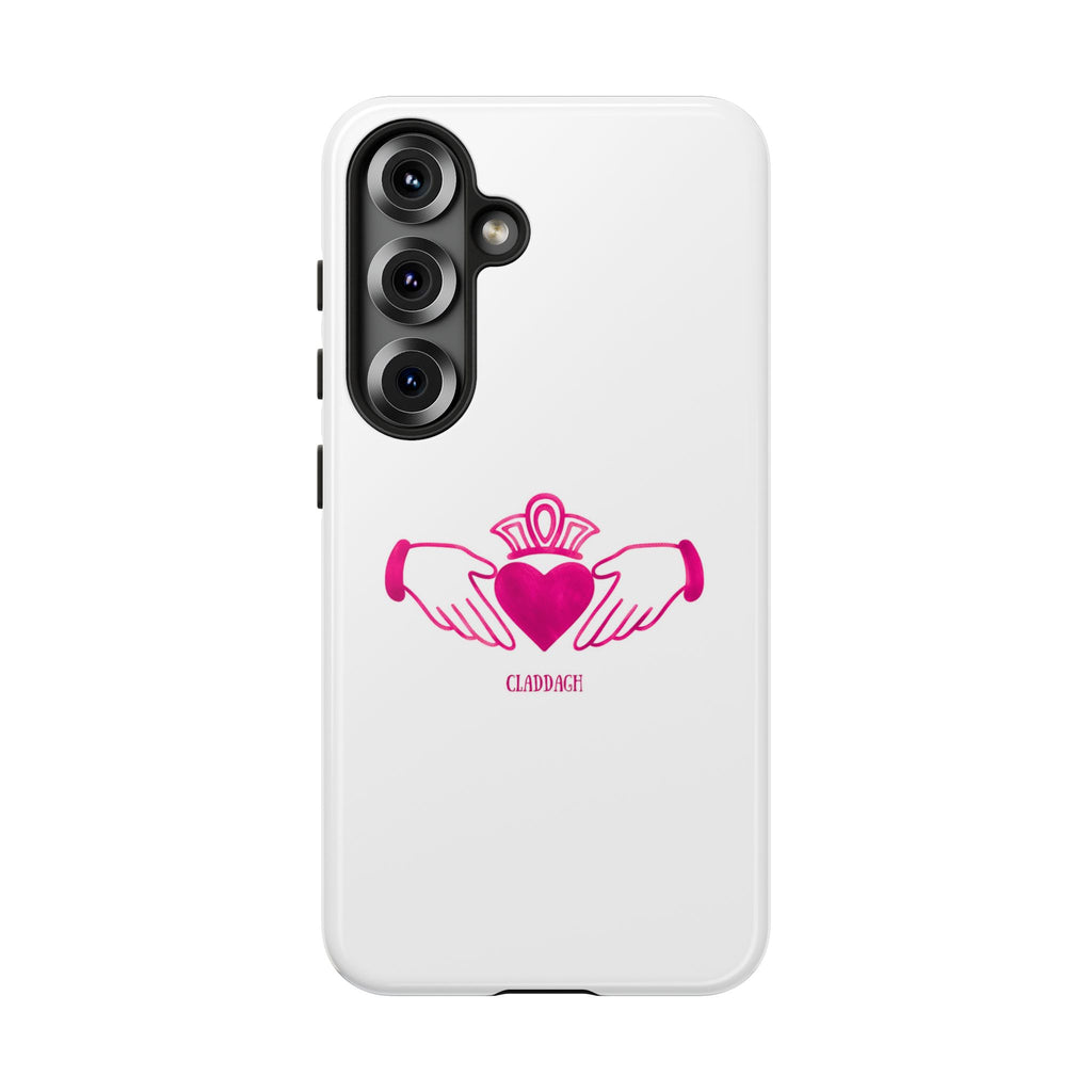 Pink Irish Claddagh Symbol Tough Phone Case
