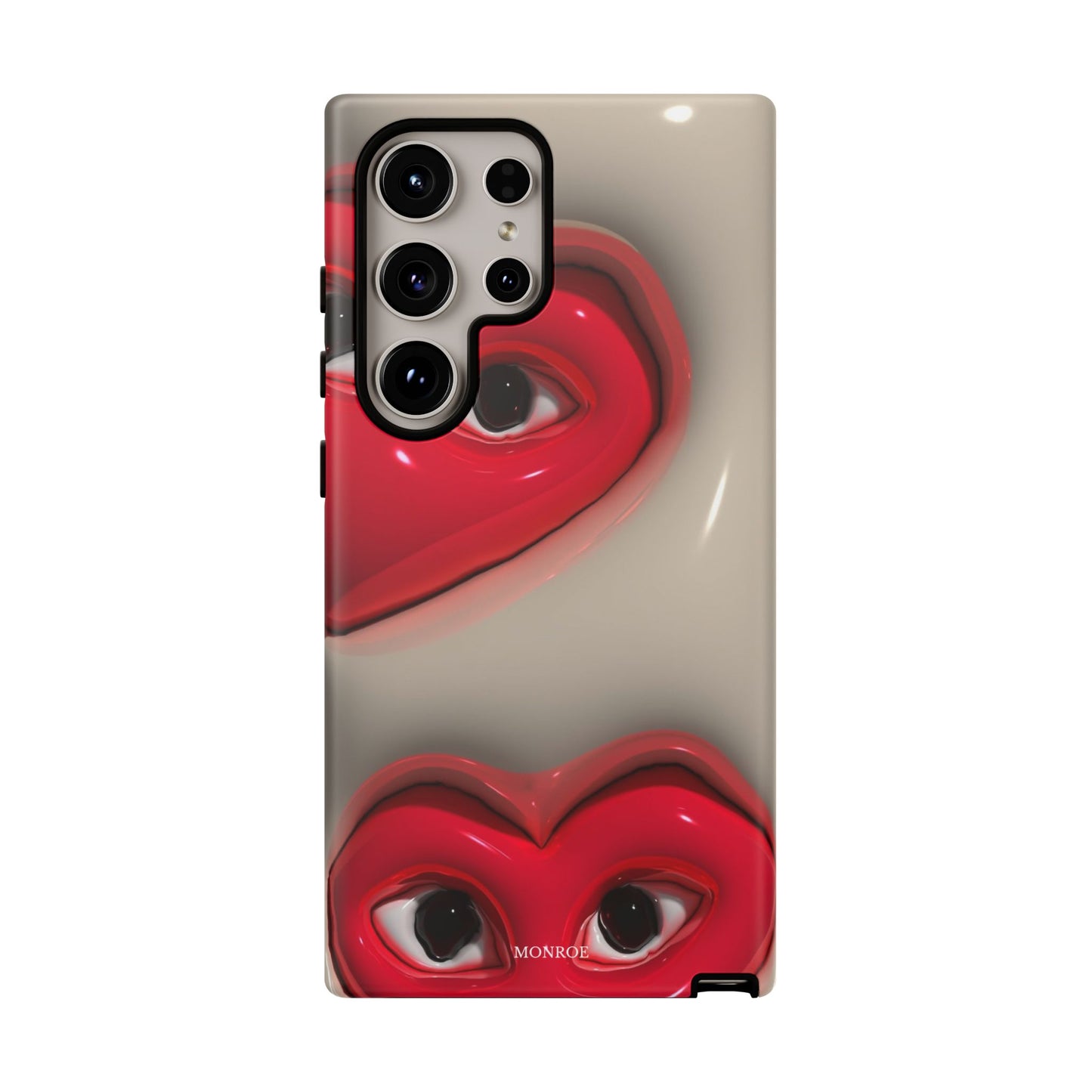 Red Heart Eyes Tough Case