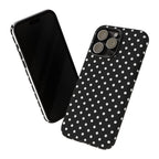 Black Polka Dot Phone Case