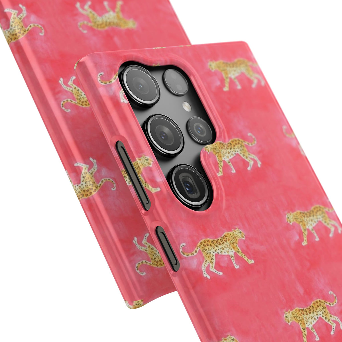 Pink Watercolor Leopard Case