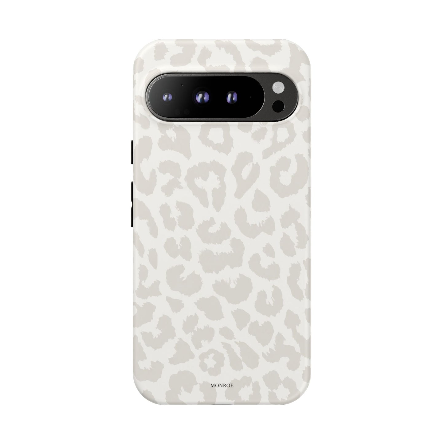 White Leopard Print Tough Case