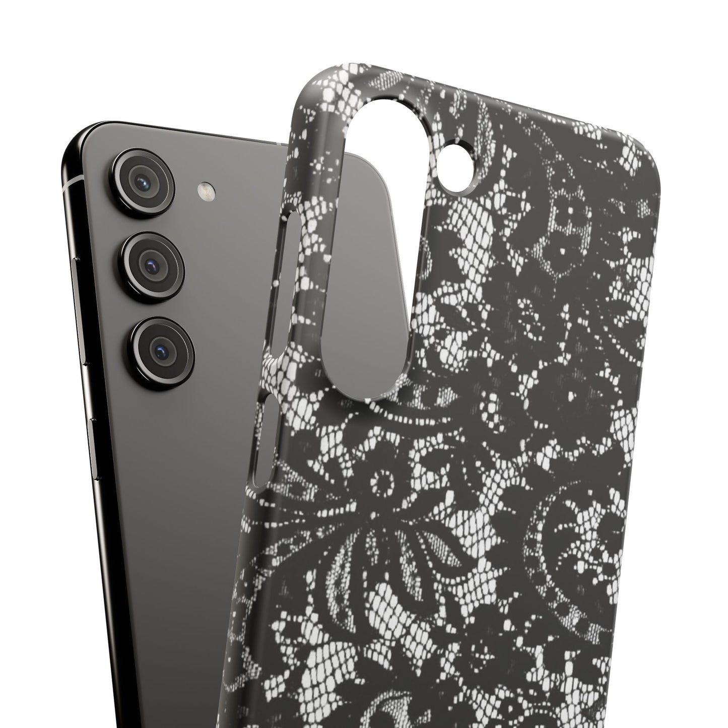 Black Lace Elegant Pattern Case