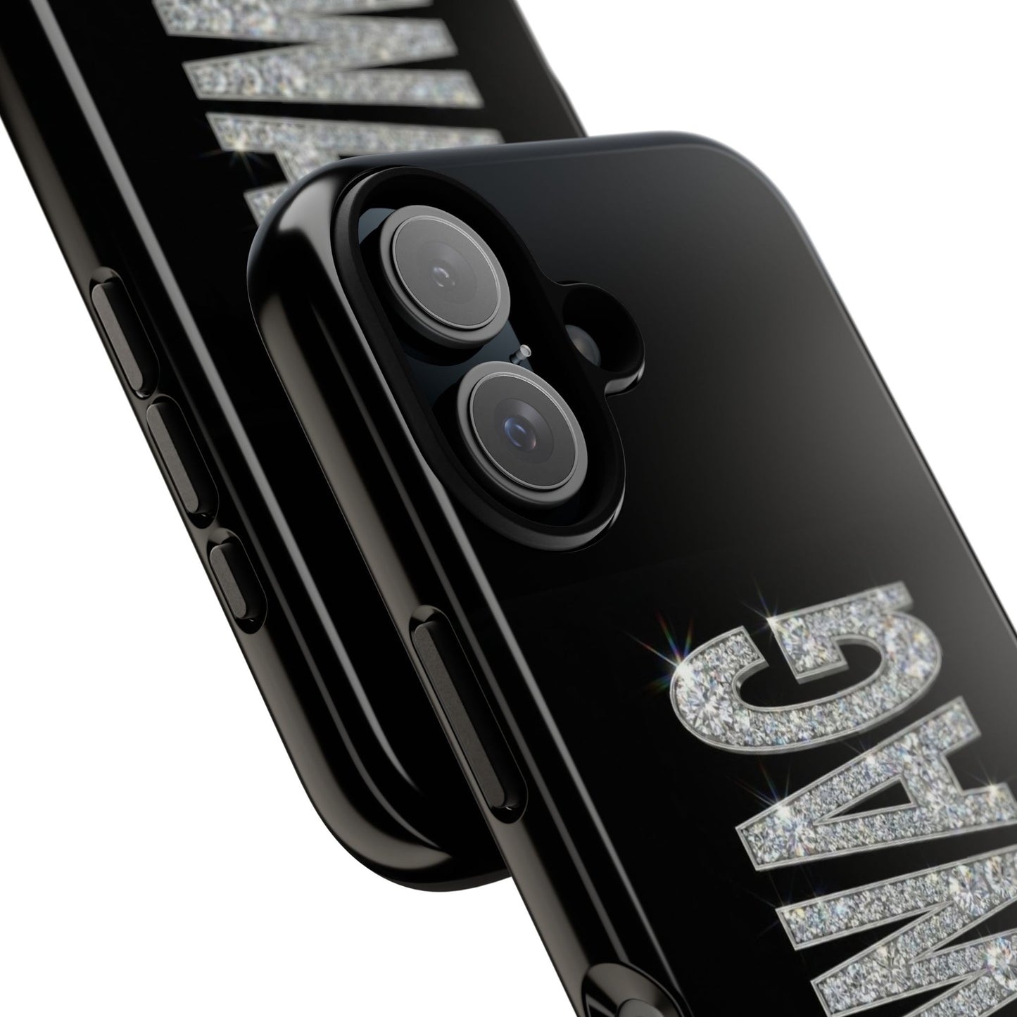 “#SWAG” Black Bling Tough Case