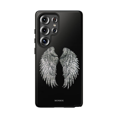 Silver Wings Black Tough Case