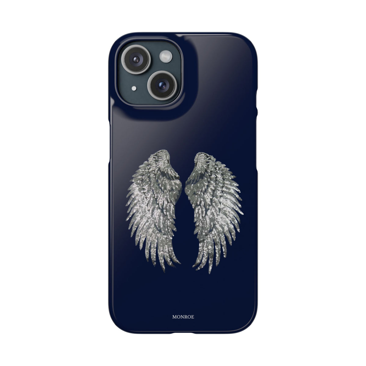 Navy Angel Wings Case