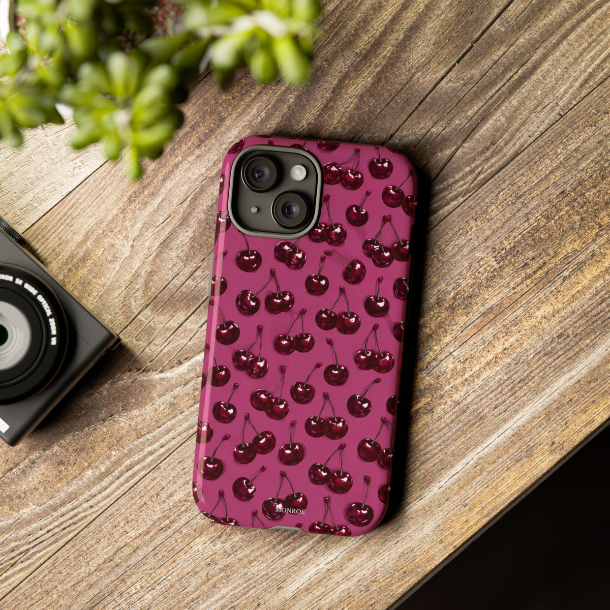 Burgundy Cherries Tough Case