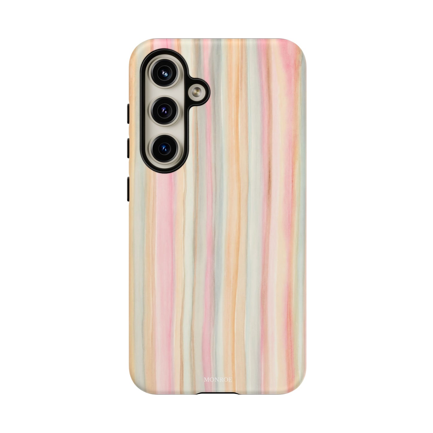 Pastel Watercolor Stripe Tough Case